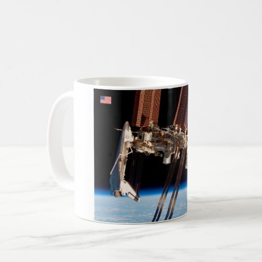 米国宇宙シャトル1981年～2011年 コーヒーマグカップ (正面左)