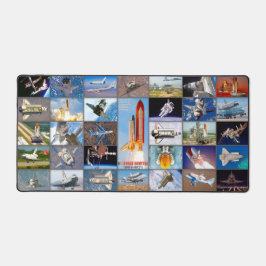 米国宇宙シャトル1981年～2011年「モンタージュ」 デスクマット