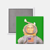 米国宇宙飛行士トイロボット角磁石 マグネット (正面/裏面)