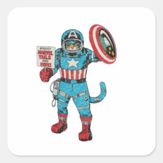 米国宇宙飛行士 スクエアシール (正面)