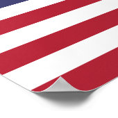 米国小ポスター国旗 ポスター (角)