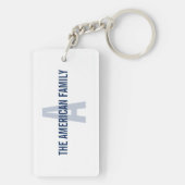 米国州ウェストバージニアモノグラムアクリルキーチェーン キーホルダー (裏面)