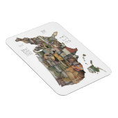 米国州コラージュ マグネット (右側)