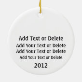 米国州テキサス州- SRF セラミックオーナメント (裏面)