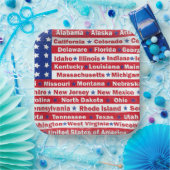 米国州国旗 ペーパープレート (パーティー)