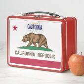 米国州旗 – カリフォルニア メタルランチボックス (インサイチュ)
