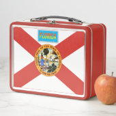 米国州旗 – フロリダ メタルランチボックス (インサイチュ)