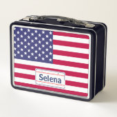 米国州旗 – ワシントン メタルランチボックス (裏面)