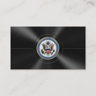 米国州省(DoS)エンブレム[3D] 名刺