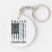 米国州警察旗 キーホルダー (裏面)