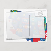 米国州 ポストカード (裏面)