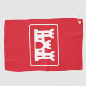 米国工兵団DOD軍隊 ゴルフタオル (横)