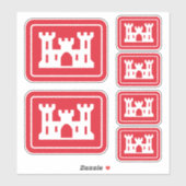 米国工兵団DOD軍隊 シール (シート)