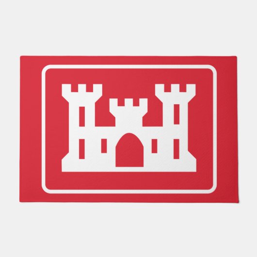 米国工兵団DOD軍隊 ドアマット (正面)