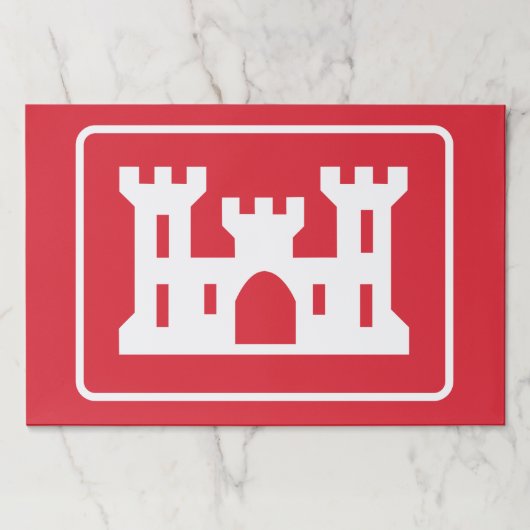 米国工兵団DOD軍隊 ペーパーパッド (正面)