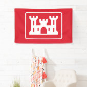 米国工兵団DOD軍隊 横断幕 (インサイチュ)