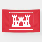 米国工兵団DOD軍隊 横断幕 (横)