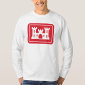 米国工兵団DOD軍隊 Tシャツ (正面)