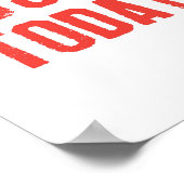 米国市民に対する警察の襲撃を軍事化 ポスター (角)