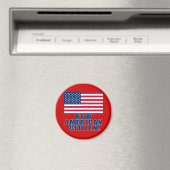 米国市民の新しい贈り物とTシャツ マグネット (インサイチュ (食洗機))