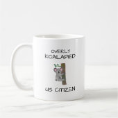 米国市民アメリカ市民権ギフトマグ コーヒーマグカップ (左)