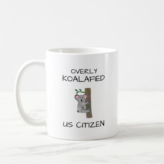 米国市民アメリカ市民権ギフトマグ コーヒーマグカップ (左)