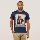 米国市民アンチプロパガンダのワイシャツ Tシャツ (正面フル)