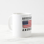 米国市民ギフト誇りを持った米国市民権USA コーヒーマグカップ (正面左)
