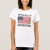 米国市民ギフト誇りを持った米国市民権USA Tシャツ (正面)
