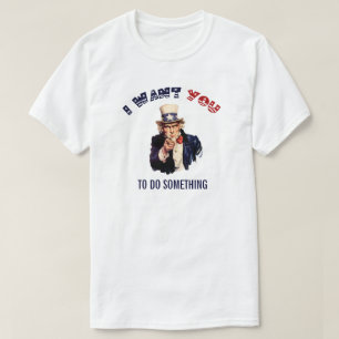 米国市民テンプレート Tシャツ