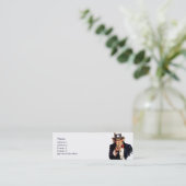 米国市民プロフィールカード スキニー名刺 (スタンド正面)