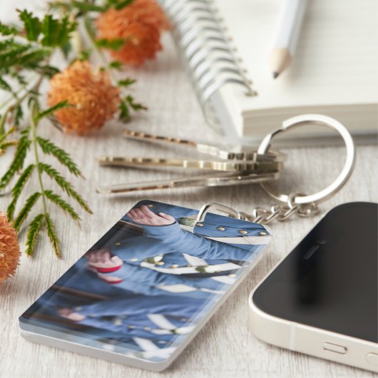 米国市民戦争時代の海兵隊員、軍隊 キーホルダー (正面右)