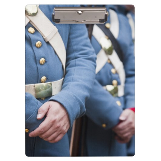 米国市民戦争時代の海兵隊員、軍隊 クリップボード (正面)