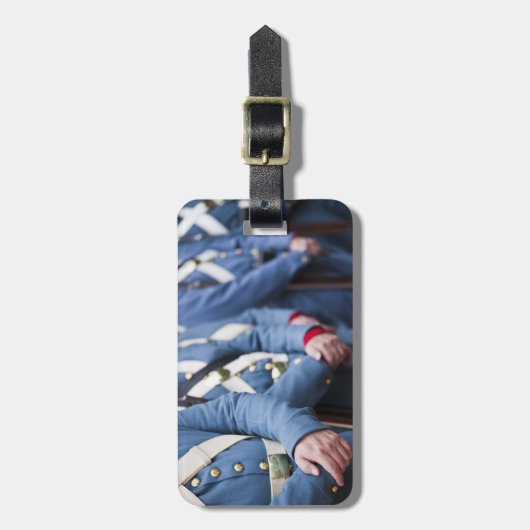 米国市民戦争時代の海兵隊員、軍隊 ラゲッジタグ (正面縦)