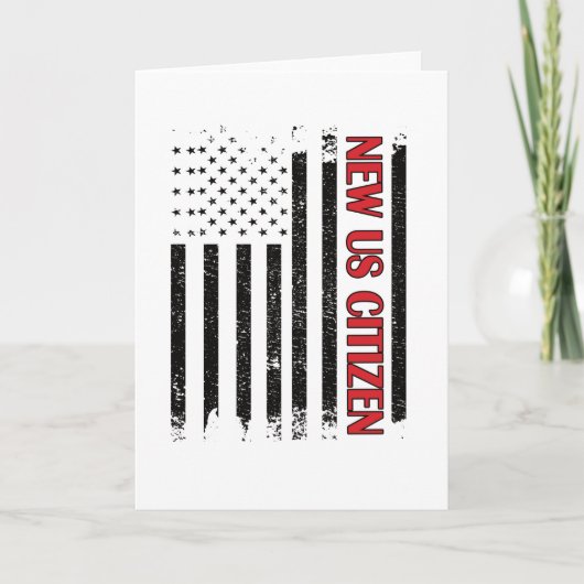 米国市民新誇りを持った米市民権 カード (正面)