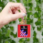 米国市民権の付与 キーホルダー (手)