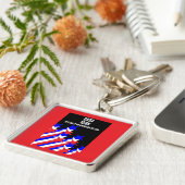 米国市民権の付与 キーホルダー (側面)