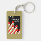 米国市民権の付与 キーホルダー (裏面)