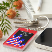 米国市民権の付与 キーホルダー (正面右)