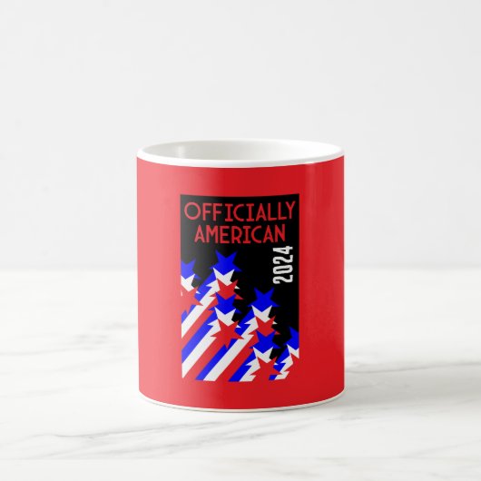 米国市民権の付与 コーヒーマグカップ (中央)