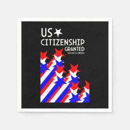 米国市民権の付与 スタンダードカクテルナプキン