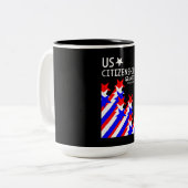 米国市民権の付与 ツートーンマグカップ (正面左)