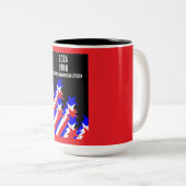 米国市民権の付与 ツートーンマグカップ (正面右)