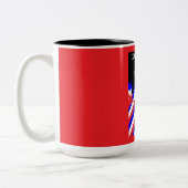 米国市民権の付与 ツートーンマグカップ (左)