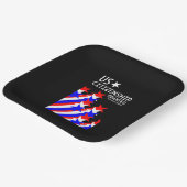 米国市民権の付与 ペーパープレート (傾斜あり)