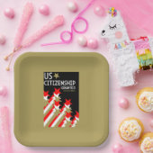 米国市民権の付与 ペーパープレート (パーティー)