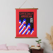 米国市民権の付与 吊り下げ型タペストリー (寝室)