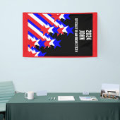 米国市民権の付与 横断幕 (トレードショー)