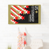 米国市民権の付与 横断幕 (インサイチュ)