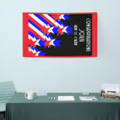 米国市民権の付与 横断幕 (トレードショー)